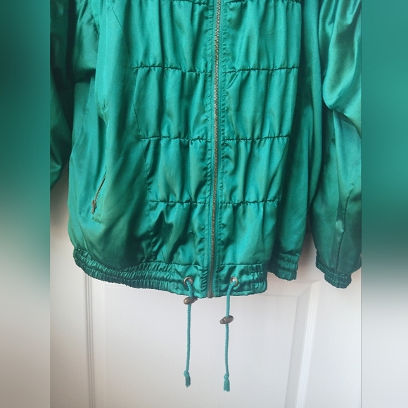 Vintage Westbound Women's Emerald Puffer Jacket - Picture 3 of 4